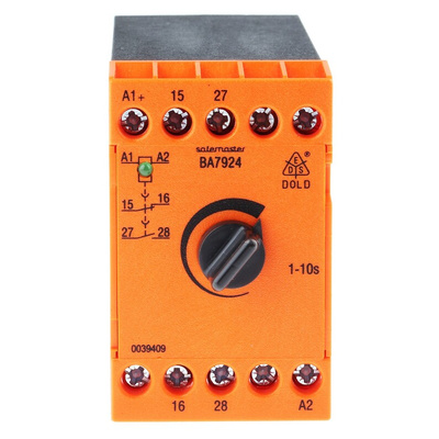 Dold Emergency Stop Safety Relay, 24V dc, 2 Safety Contacts