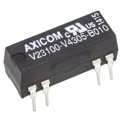 TE Connectivity Plug In Reed Relay, 5V dc Coil, DPST, 200V dc Max, 200Ω