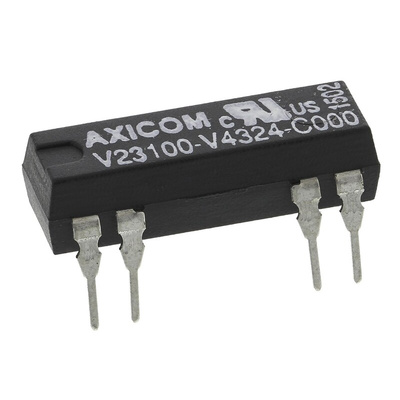 TE Connectivity PCB Mount Reed Relay, 24V dc Coil, SPDT, 175V dc Max, 2000Ω