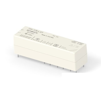 TE Connectivity PCB Mount Force Guided Relay, 21V dc Coil, 8A Switching Current, 3PDT