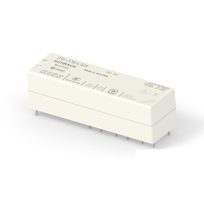 TE Connectivity PCB Mount Force Guided Relay, 24V dc Coil, 8A Switching Current, 3PDT