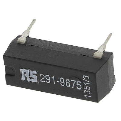 RS PRO PCB Mount Reed Relay, 5V dc Coil, SPST, 300V dc Max, 0.5 A Max, 200Ω