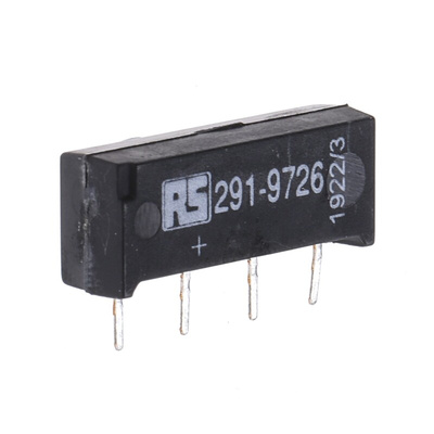 Meder PCB Mount Reed Relay, 24V dc Coil, SPST, 200V dc Max, 1 A Max, 2000Ω