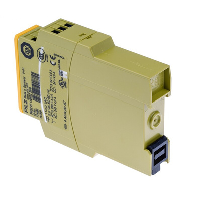 Pilz Single-Channel Safety Switch/Interlock Safety Relay, 110V ac, 2 Safety Contacts