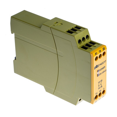 Pilz Single-Channel Safety Switch/Interlock Safety Relay, 110V ac, 2 Safety Contacts