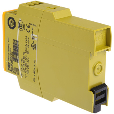 Pilz Single-Channel Safety Switch/Interlock Safety Relay, 230V ac, 2 Safety Contacts