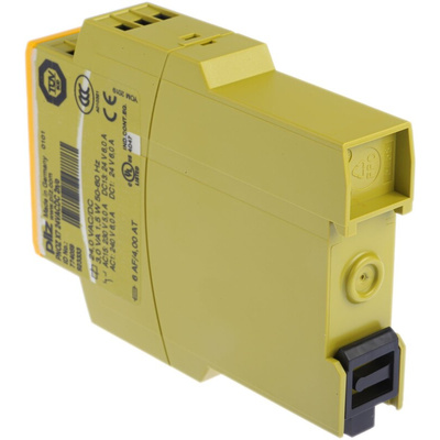 Pilz Single-Channel Safety Switch/Interlock Safety Relay, 24V ac/dc, 2 Safety Contacts