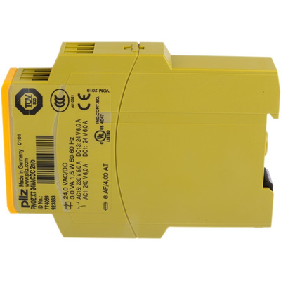 Pilz Single-Channel Safety Switch/Interlock Safety Relay, 24V ac/dc, 2 Safety Contacts