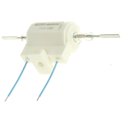 Meder Panel Mount Reed Relay, 12V dc Coil, SPST, 10000V dc Max, 3 A Max, 230Ω