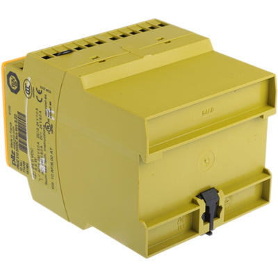 Pilz Single/Dual-Channel Safety Switch/Interlock Safety Relay, 24V dc, 6 Safety Contacts