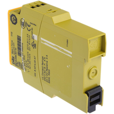 Pilz Dual-Channel Two Hand Control Safety Relay, 24V dc, 2 Safety Contacts