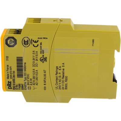 Pilz Dual-Channel Two Hand Control Safety Relay, 24V dc, 2 Safety Contacts