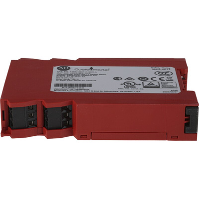 Rockwell Automation Dual-Channel Light Beam/Curtain, Safety Switch/Interlock Safety Relay, 24V ac/dc, 2 Safety Contacts