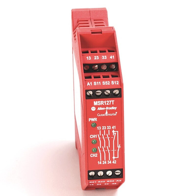 Rockwell Automation Single-Channel Light Beam/Curtain, Safety Switch/Interlock Safety Relay, 230V ac, 3 Safety Contacts