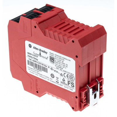 Rockwell Automation Dual-Channel Light Beam/Curtain, Safety Mat/Edge Safety Relay, 24V ac/dc, 3 Safety Contacts