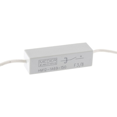 Meder PCB Mount Reed Relay, 12V dc Coil, SPST, 10000V dc Max, 3 A Max, 150Ω