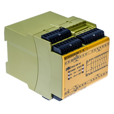 Pilz Single/Dual-Channel Safety Switch/Interlock Safety Relay, 24 → 240V ac/dc, 7 Safety Contacts
