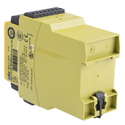 Pilz Single/Dual-Channel Speed/Standstill Monitoring Safety Relay, 24 → 240V ac/dc, 2 Safety Contacts