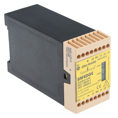 Rockwell Automation Dual-Channel Safety Mat/Edge Safety Relay, 24 V dc, 110 → 230V ac, 2 Safety Contacts