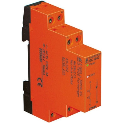 Dold Single-Channel Emergency Stop Safety Relay, 24V dc, 1 Safety Contacts