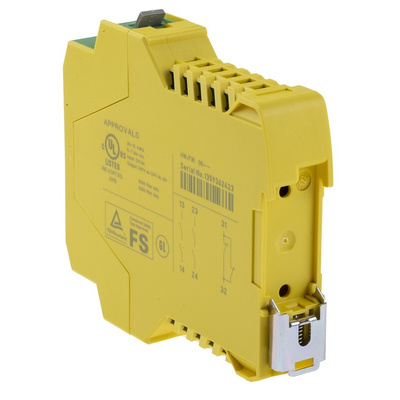 Phoenix Contact Single-Channel Emergency Stop, Safety Switch/Interlock Safety Relay, 24V dc, 3 Safety Contacts
