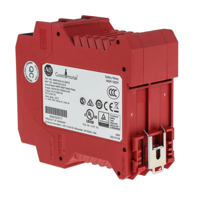Rockwell Automation Light Beam/Curtain, Safety Switch/Interlock Safety Relay, 24V ac/dc, 2 Safety Contacts