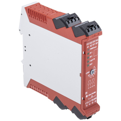 Rockwell Automation Dual-Channel Light Beam/Curtain, Safety Mat/Edge, Safety Switch/Interlock Safety Relay, 24V dc, 2