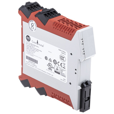Rockwell Automation Dual-Channel Light Beam/Curtain, Safety Mat/Edge, Safety Switch/Interlock Safety Relay, 24V dc, 2