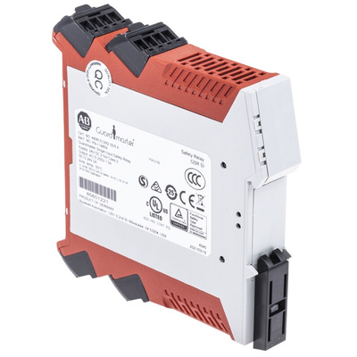 Rockwell Automation Dual-Channel Light Beam/Curtain, Safety Mat/Edge, Safety Switch/Interlock Safety Relay, 24V dc, 2