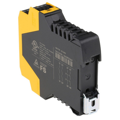 Eaton Dual-Channel Emergency Stop, Safety Switch/Interlock Safety Relay, 24V, 2 Safety Contacts