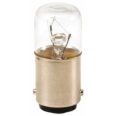 Eaton BA15d Incandescent Bulb, Clear, 230 V, 30 mA