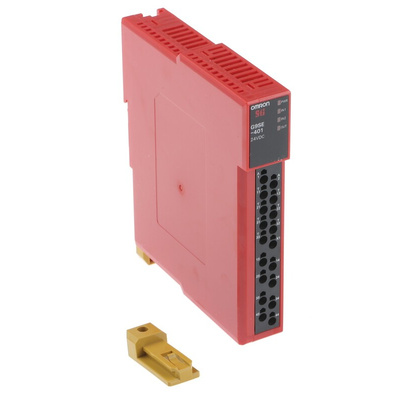 Omron Dual-Channel Emergency Stop, Light Beam/Curtain, Safety Switch/Interlock Safety Relay, 24V dc, 4 Safety Contacts