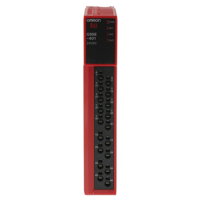 Omron Dual-Channel Emergency Stop, Light Beam/Curtain, Safety Switch/Interlock Safety Relay, 24V dc, 4 Safety Contacts