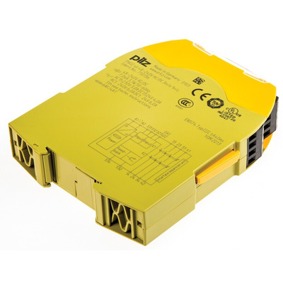 Pilz Dual-Channel Two Hand Control Safety Relay, 48 → 240V ac/dc, 3 Safety Contacts