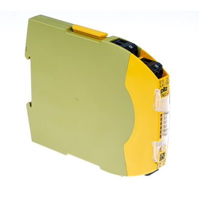 Pilz Single-Channel Emergency Stop, Safety Switch/Interlock Safety Relay, 24V dc, 2 Safety Contacts