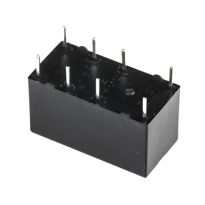 Omron PCB Mount Signal Relay, 5V dc Coil, 2A Switching Current, DPDT