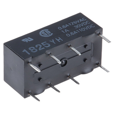 Omron PCB Mount Signal Relay, 24V dc Coil, 2A Switching Current, DPDT