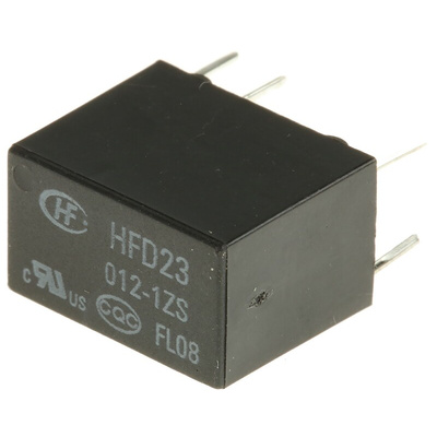RS PRO PCB Mount Signal Relay, 12V dc Coil, 2A Switching Current, SPDT