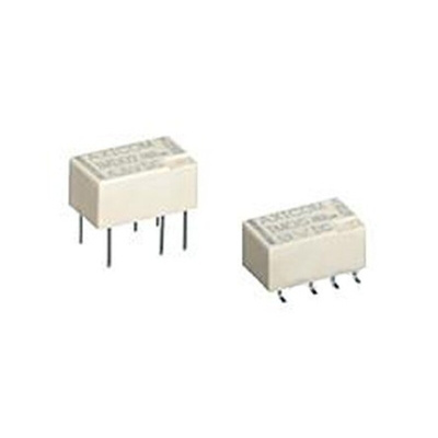 TE Connectivity Surface Mount Signal Relay, 5V dc Coil, 2A Switching Current, DPDT