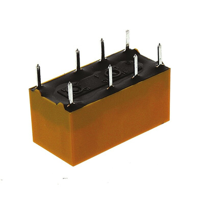 Panasonic PCB Mount Signal Relay, 24V dc Coil, 3A Switching Current, DPDT