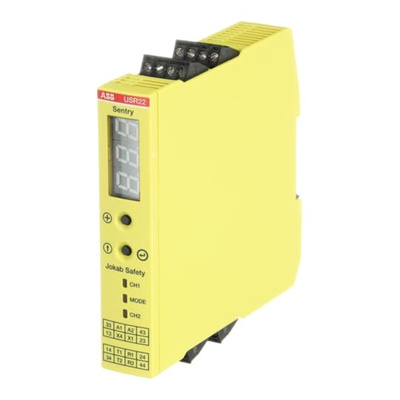 ABB Jokab Dual-Channel Safety Switch Safety Relay, 24V dc, 4 Safety Contacts
