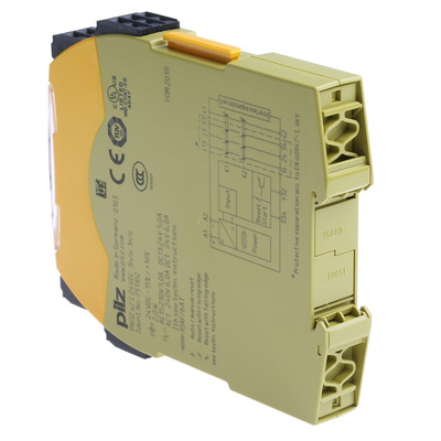 Pilz Dual-Channel Expansion Module Safety Relay, 24V dc, 3 Safety Contacts