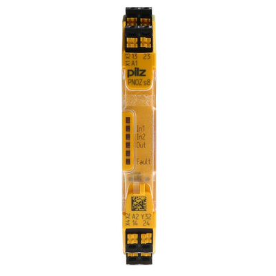 Pilz Dual-Channel Safety Switch Safety Relay, 24V dc, 2 Safety Contacts