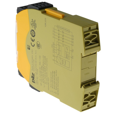 Pilz Dual-Channel Safety Relay, 48 → 240V ac/dc, 3 Safety Contacts