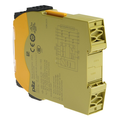 Pilz Dual-Channel Safety Relay, 48 → 240V ac/dc, 2 Safety Contacts