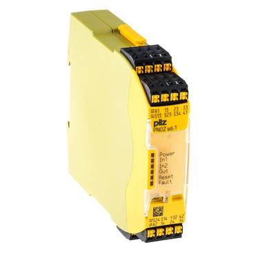 Pilz Dual-Channel Safety Relay, 48 → 240V ac/dc, 3 Safety Contacts