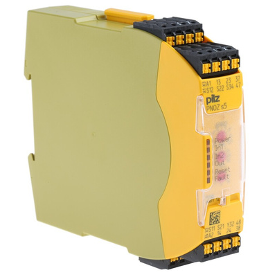 Pilz Dual-Channel Safety Switch Safety Relay, 24V dc, 2 Safety Contacts