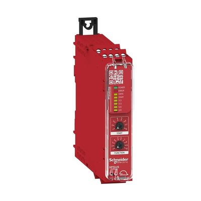 Schneider Electric Dual-Channel Emergency Stop Safety Relay, 24V, 2 Safety Contacts
