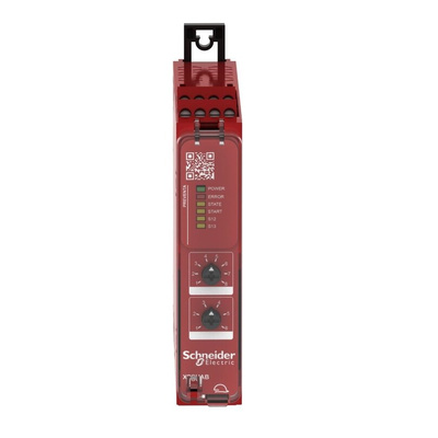 Schneider Electric Single-Channel Emergency Stop Safety Relay, 24V, 1 Safety Contacts