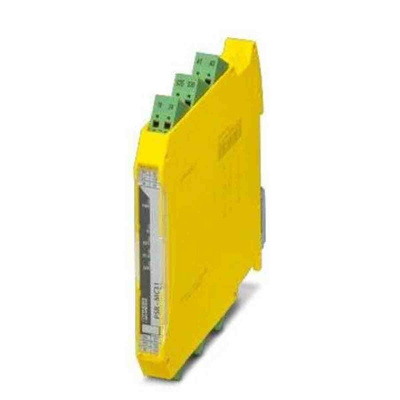 Phoenix Contact Dual-Channel Emergency Stop, Safety Switch/Interlock Safety Relay, 24V dc, 2 Safety Contacts